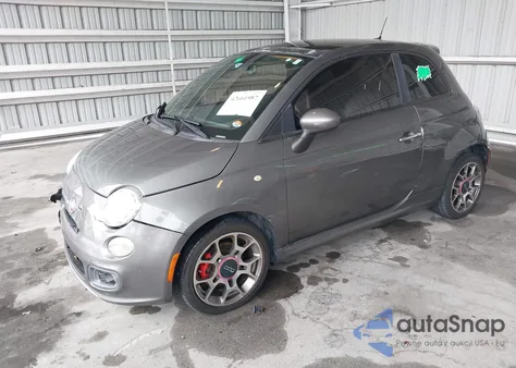 2012 Fiat 500 Sport from USA, damaged, VIN 3C3CFFBR8CT379142